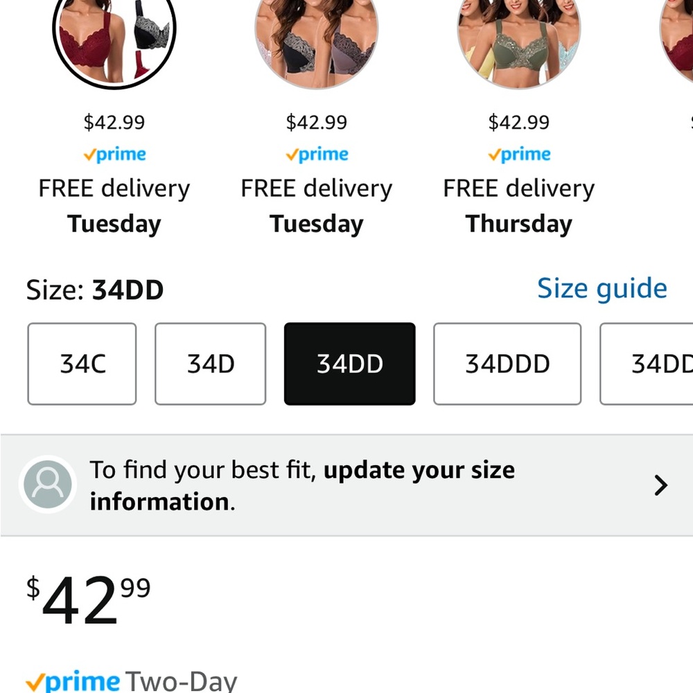 Wireless Minimizer Bras 3 Pack - Picture 4 of 7